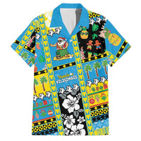 Tuvalu Christmas Family Matching Mermaid Dress and Hawaiian Shirt Festive Beach Vibes - Polynesian Pride