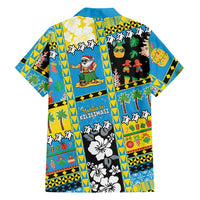 Tuvalu Christmas Family Matching Mermaid Dress and Hawaiian Shirt Festive Beach Vibes - Polynesian Pride
