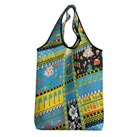 Tuvalu Christmas Grocery Bag Festive Beach Vibes - Polynesian Pride