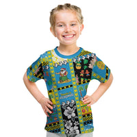 Tuvalu Christmas Kid T Shirt Festive Beach Vibes - Polynesian Pride