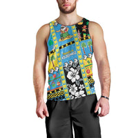 Tuvalu Christmas Men Tank Top Festive Beach Vibes - Polynesian Pride