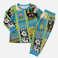 Tuvalu Christmas Pajama Set Festive Beach Vibes - Polynesian Pride