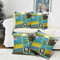 Tuvalu Christmas Pillow Cover Festive Beach Vibes - Polynesian Pride