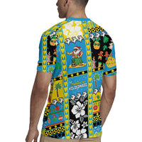 Tuvalu Christmas Rugby Jersey Festive Beach Vibes LT05 - Polynesian Pride