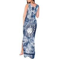 Samoa 685 Tank Maxi Dress Polynesian Pattern Tie Dye Style LT05 - Polynesian Pride