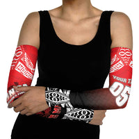 Custom Rugby Tonga MMT Arm Sleeves Mana O Tonga - Polynesian Pride
