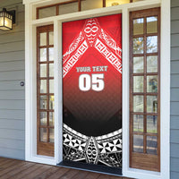 Custom Rugby Tonga MMT Door Cover Mana O Tonga - Polynesian Pride
