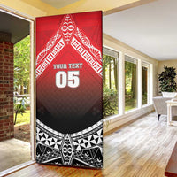 Custom Rugby Tonga MMT Door Cover Mana O Tonga - Polynesian Pride