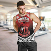 Custom Rugby Tonga MMT Men Tank Top Mana O Tonga - Polynesian Pride