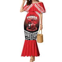 Custom Rugby Tonga MMT Mermaid Dress Mana O Tonga - Polynesian Pride
