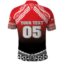 Custom Rugby Tonga MMT Polo Shirt Mana O Tonga - Polynesian Pride