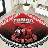 Rugby Tonga MMT Round Carpet Mana O Tonga - Polynesian Pride