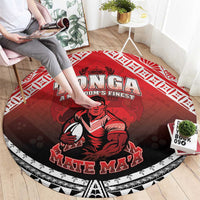 Rugby Tonga MMT Round Carpet Mana O Tonga - Polynesian Pride
