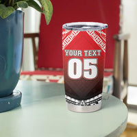 Custom Rugby Tonga MMT Tumbler Cup Mana O Tonga - Polynesian Pride