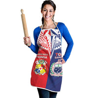 Rugby Samoa And Tonga Apron Toa Samoa With Mate Maa - Polynesian Pride