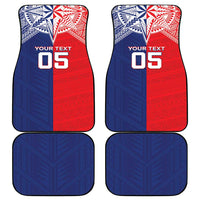 Custom Rugby Samoa And Tonga Car Mats Toa Samoa With Mate Maa - Polynesian Pride