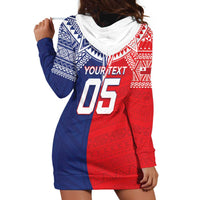Custom Rugby Samoa And Tonga Hoodie Dress Toa Samoa With Mate Maa - Polynesian Pride