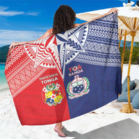 Rugby Samoa And Tonga Sarong Toa Samoa With Mate Maa - Polynesian Pride