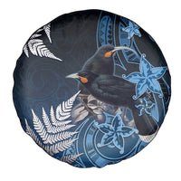 New Zealand Huia Bird Spare Tire Cover Aotearoa Maori Pattern