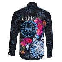 Tahiti Ia Orana Family Matching Mermaid Dress and Hawaiian Shirt Polynesian Turtle With Coat Of Arms LT05 - Polynesian Pride