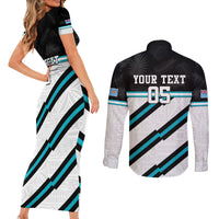 Custom Fiji Rugby Couples Matching Short Sleeve Bodycon Dress and Long Sleeve Button Shirt Fijian 7s With Tapa Pattern LT05 - Polynesian Pride