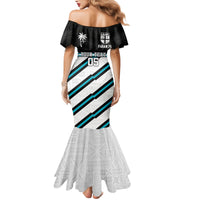 Custom Fiji Rugby Family Matching Mermaid Dress and Hawaiian Shirt Fijian 7s With Tapa Pattern LT05 - Polynesian Pride