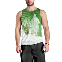 Happy Palm Sunday Men Tank Top With Polynesian Pattern LT05 - Polynesian Pride
