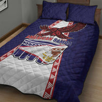 American Samoa Flag Day Quilt Bed Set Flag Style
