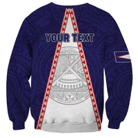 Personalised American Samoa Flag Day Sweatshirt Flag Style