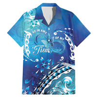 Polynesia Autism Awareness Family Matching Mermaid Dress and Hawaiian Shirt Be In Awe Of My 'Tism