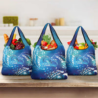 Polynesia Autism Awareness Grocery Bag Be In Awe Of My 'Tism