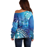 Polynesia Autism Awareness Off Shoulder Sweater Be In Awe Of My 'Tism