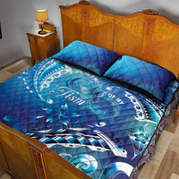 Polynesia Autism Awareness Quilt Bed Set Be In Awe Of My 'Tism