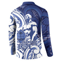 Guam Chief Kepuha Button Sweatshirt Chamorro Pride