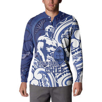 Guam Chief Kepuha Button Sweatshirt Chamorro Pride
