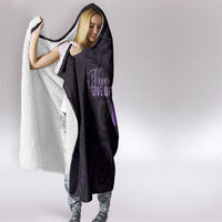 Lupus Warrior Hooded Blanket Never Give Up Polynesian Style