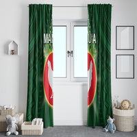 American Samoa Manu'a Cession Day Window Curtain With Polynesian Pattern LT05 - Polynesian Pride