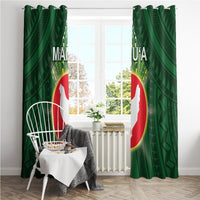 American Samoa Manu'a Cession Day Window Curtain With Polynesian Pattern LT05 - Polynesian Pride