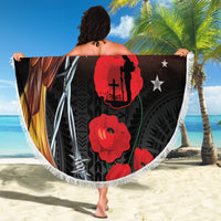 Papua New Guinea Remembrance Day Beach Blanket Lest We Forget