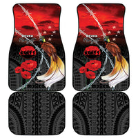 Papua New Guinea Remembrance Day Car Mats Lest We Forget