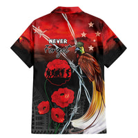 Papua New Guinea Remembrance Day Family Matching Mermaid Dress and Hawaiian Shirt Lest We Forget