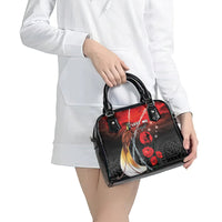 Papua New Guinea Remembrance Day Shoulder Handbag Lest We Forget