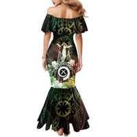 Vanuatu Happy Assumption Day Family Matching Mermaid Dress and Hawaiian Shirt