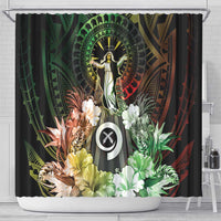 Vanuatu Happy Assumption Day Shower Curtain