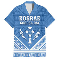 Personalised Kosrae State Gospel Day Family Matching Short Sleeve Bodycon Dress and Hawaiian Shirt Simple Style