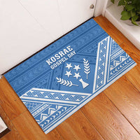 Kosrae State Gospel Day Rubber Doormat Simple Style LT05 - Polynesian Pride