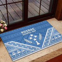 Kosrae State Gospel Day Rubber Doormat Simple Style LT05 - Polynesian Pride