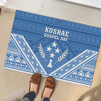 Kosrae State Gospel Day Rubber Doormat Simple Style LT05 - Polynesian Pride