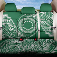Cook Islands Gospel Day Back Car Seat Cover Green Tribal Curves