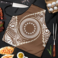 Cook Islands Gospel Day Apron Brown Tribal Curves